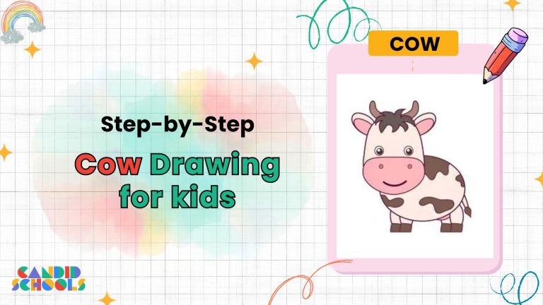 Cow Drawing for Kids