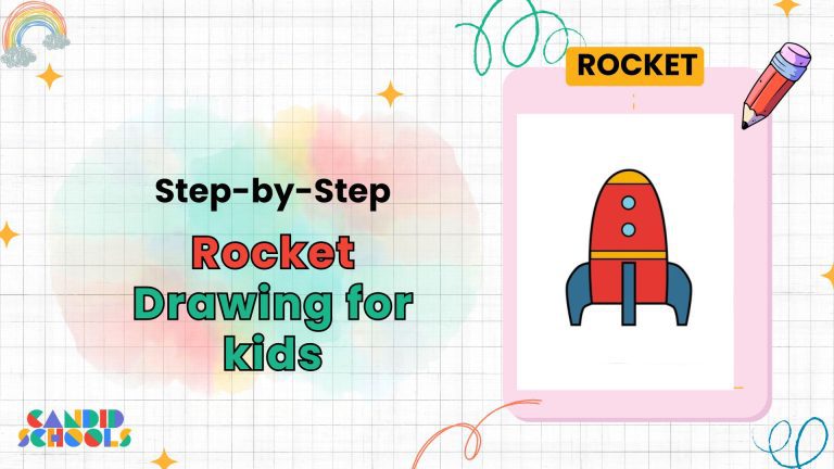 Rocket Drawing for Kids