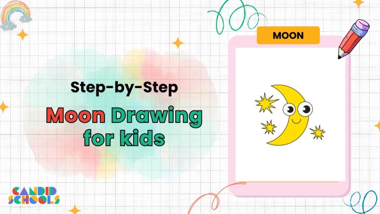 Moon Drawing For Kids