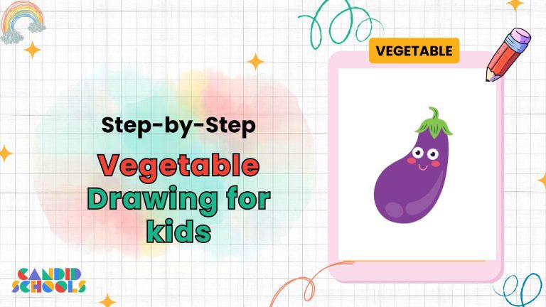 Vegetable Drawing for Kids
