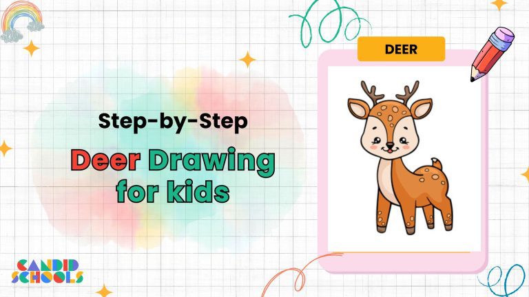 Deer Drawing for Kids