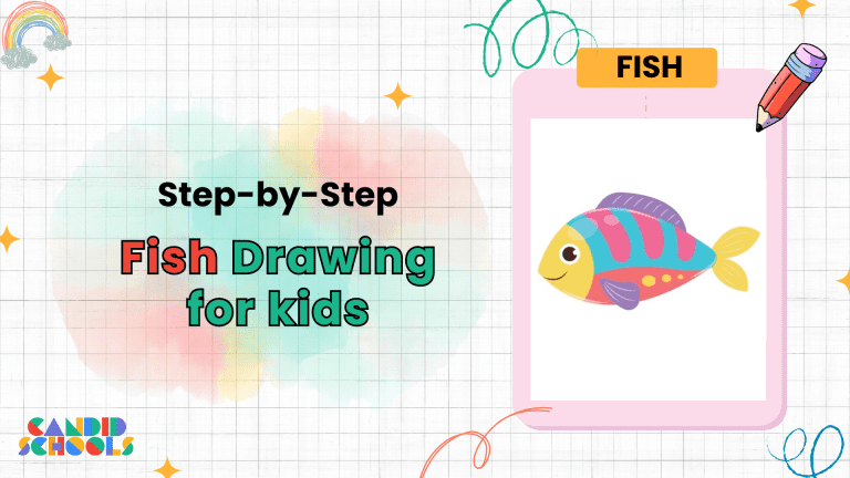 fish drawing for kids