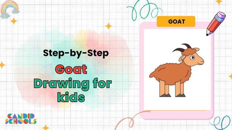 Goat Drawing For Kids