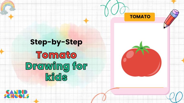 Tomato Drawing for Kids