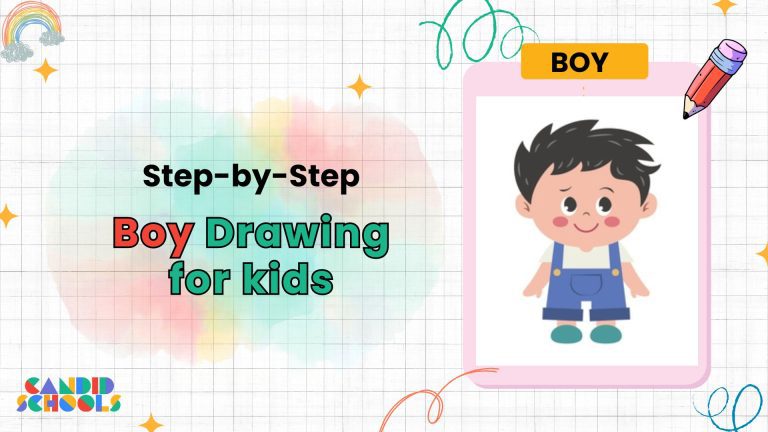 Boy Drawing for Kids