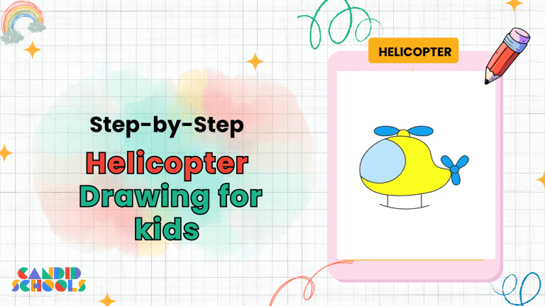 Helicopter Drawing for Kids