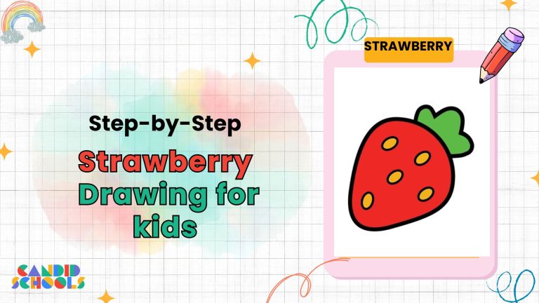 Strawberry Drawing For Kids
