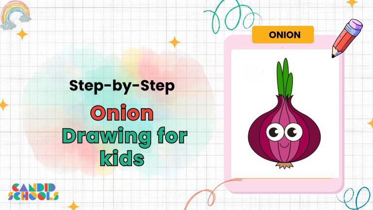 Onion Drawing For Kids