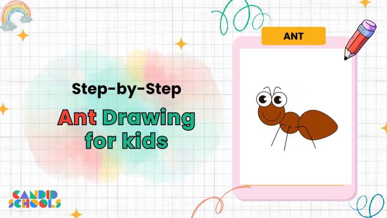 Ant Drawing for Kids