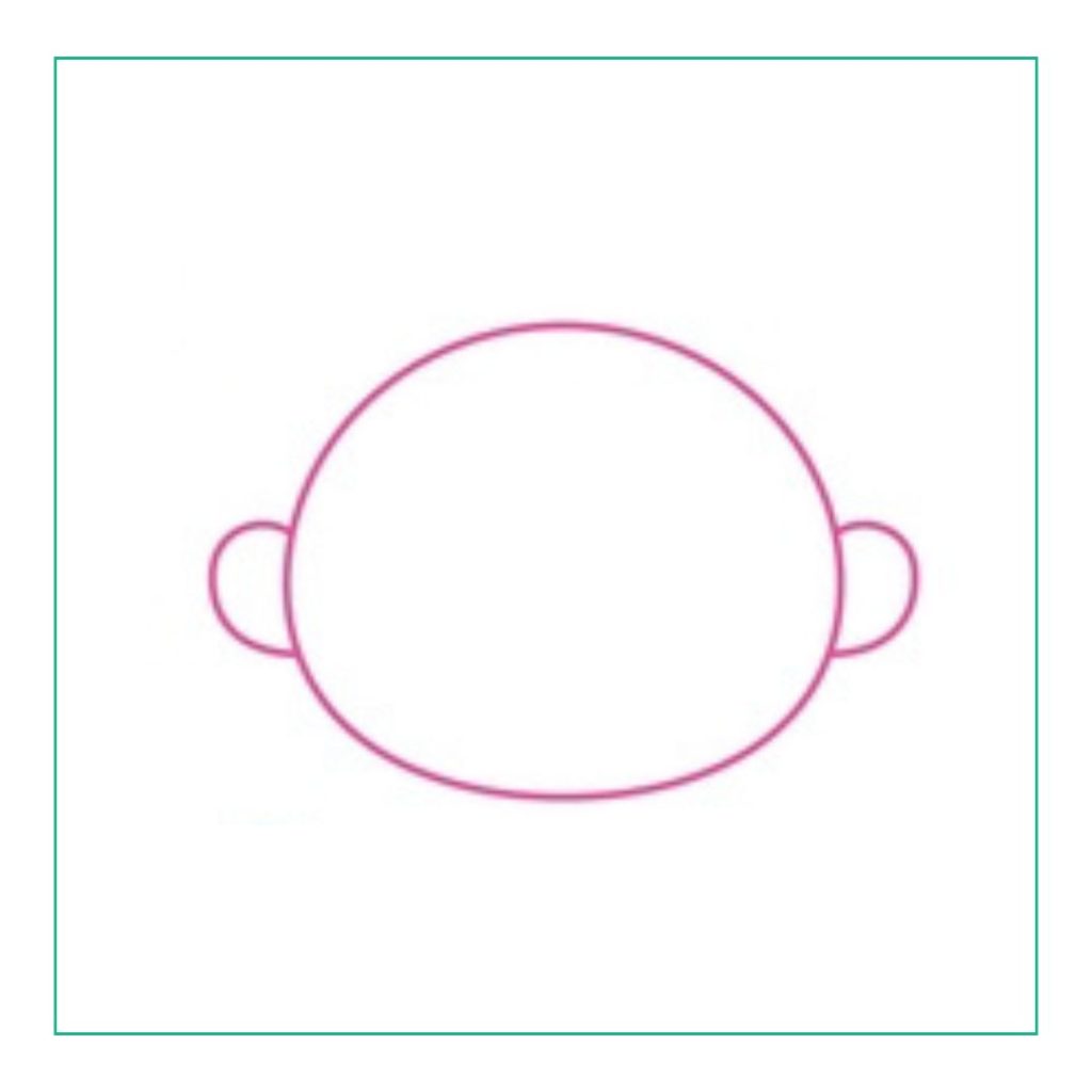 Easy Girl drawing for Kids in just 6 steps