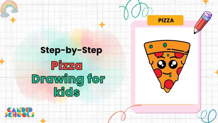 Pizza Drawing for Kids