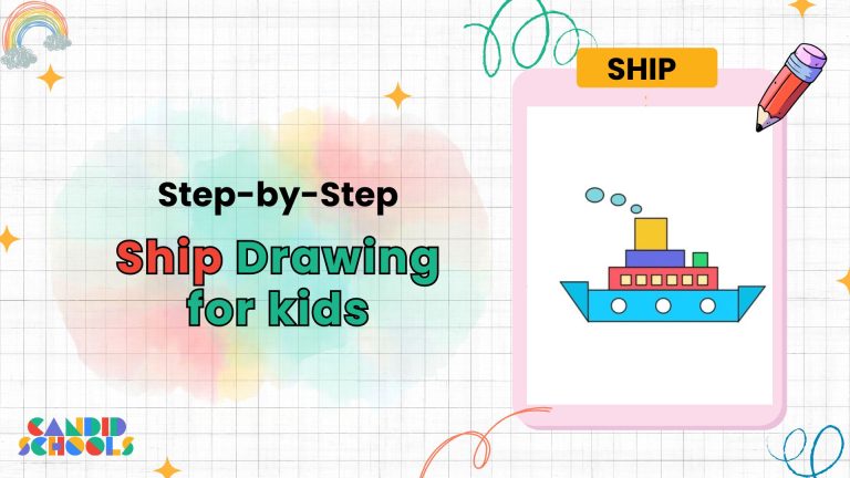Ship Drawing for kids